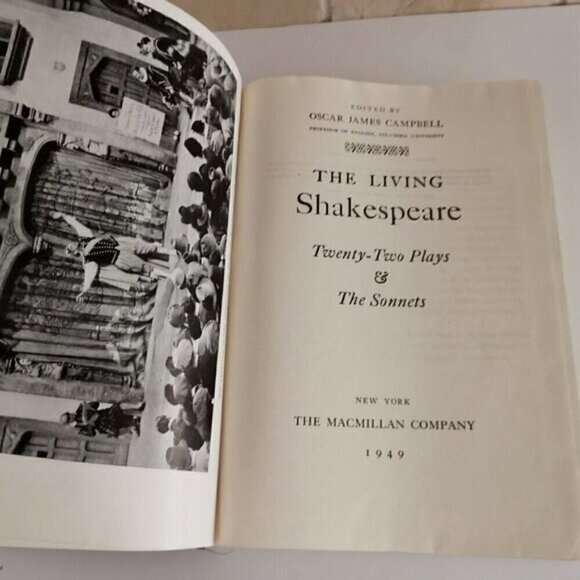 1949 The Living Shakespeare Book Collection 22 Plays & Sonnets Comedies Tragedy - Picture 6 of 12